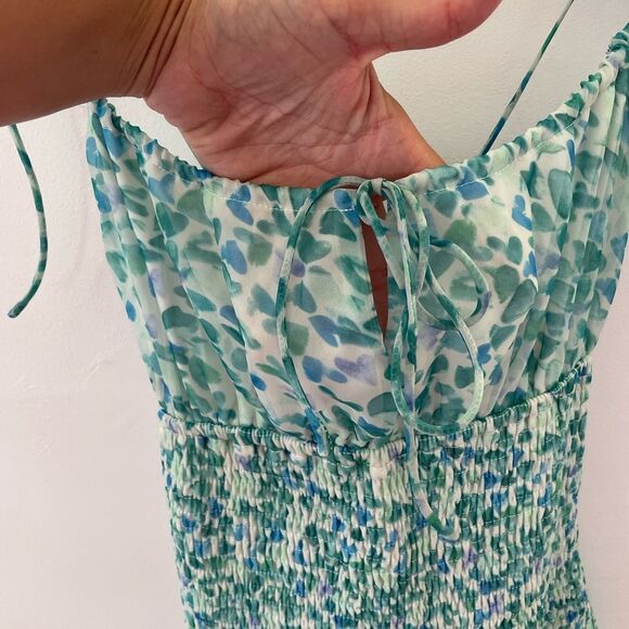 Urban Outfitters Kiss the Sky floral ruching mini dress size XXL NWOT - Picture 3 of 9